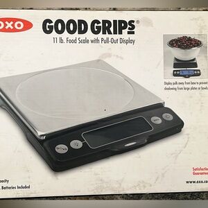 OXO Good Grips Blue and Black Food Scale NEW IN BOX